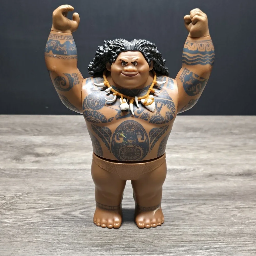 Disney's 2015 Moana's Maui Action Figure - 10.5 inch - No Hook or Skirt